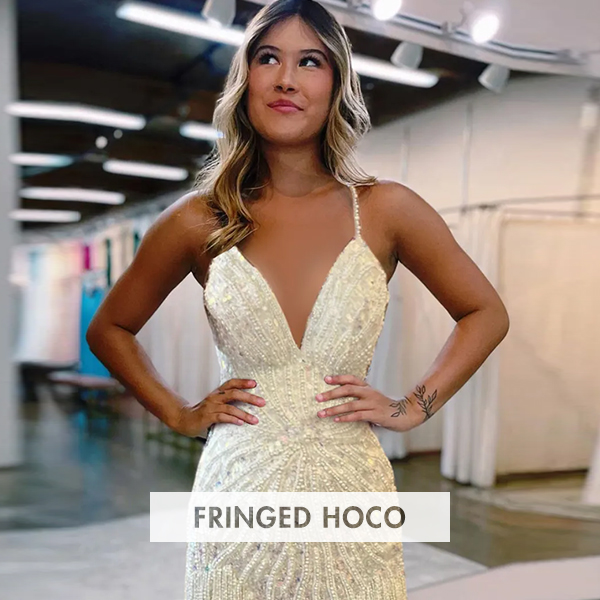 Fringe Homecoming Dresses