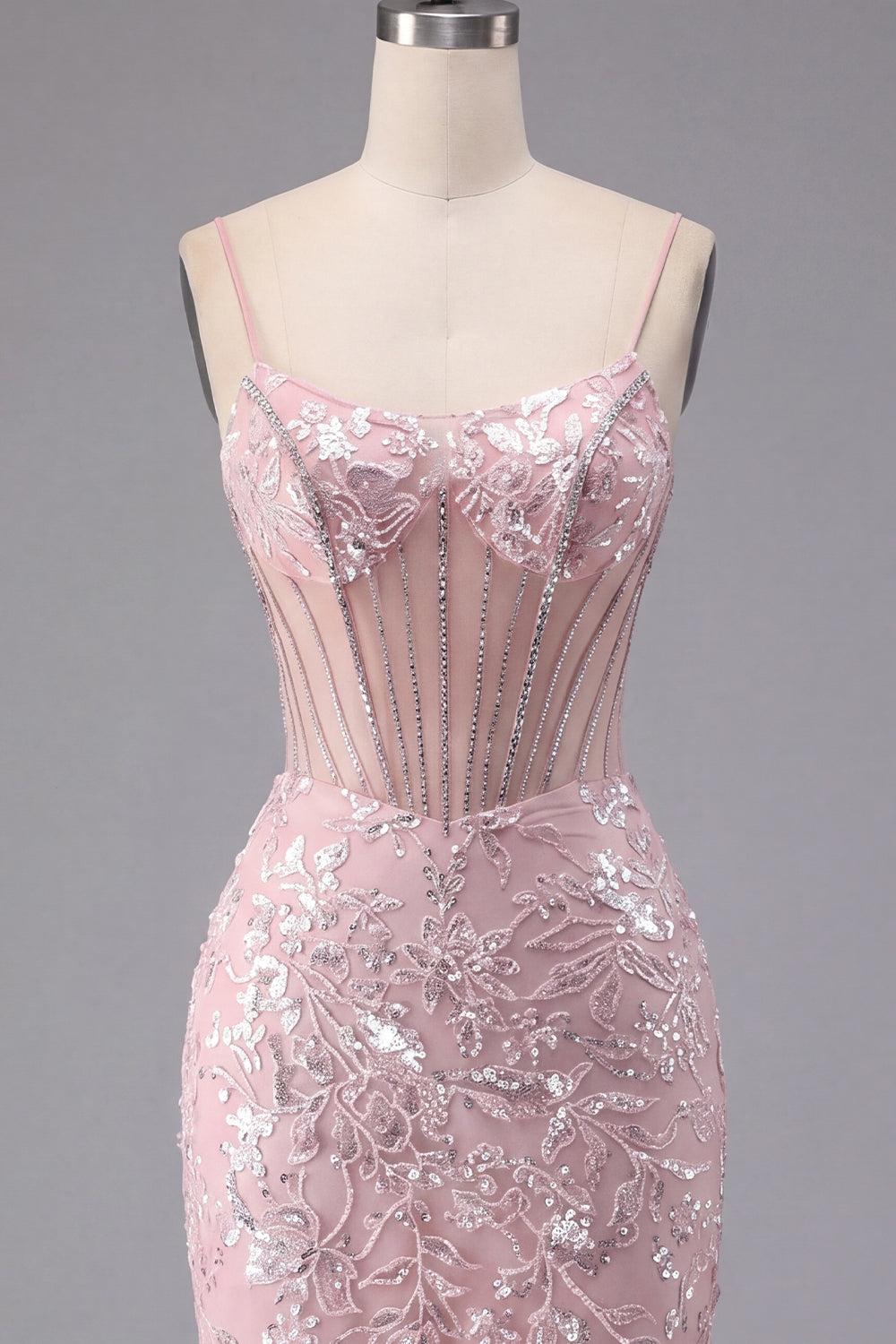 Sparkly Dark Green Tight Short Corset Floral Homecoming Dress with Beading