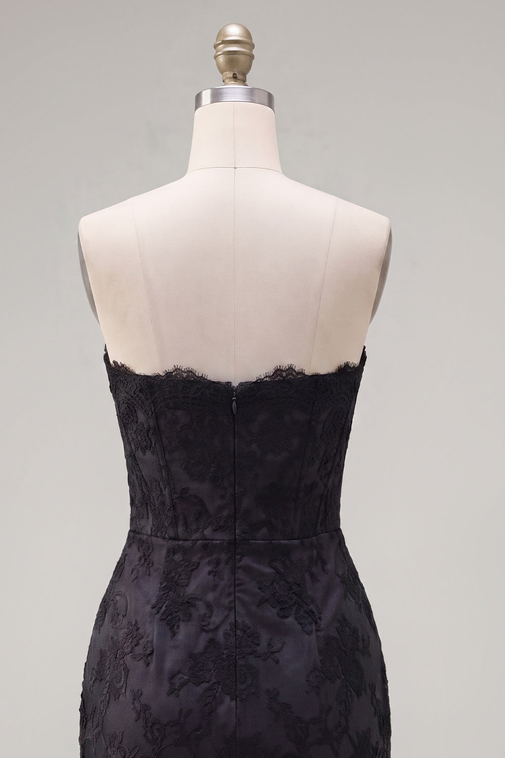 Black Pink Floral Strapless Corset Beaded Tight Short Homecoming Dress with Bow