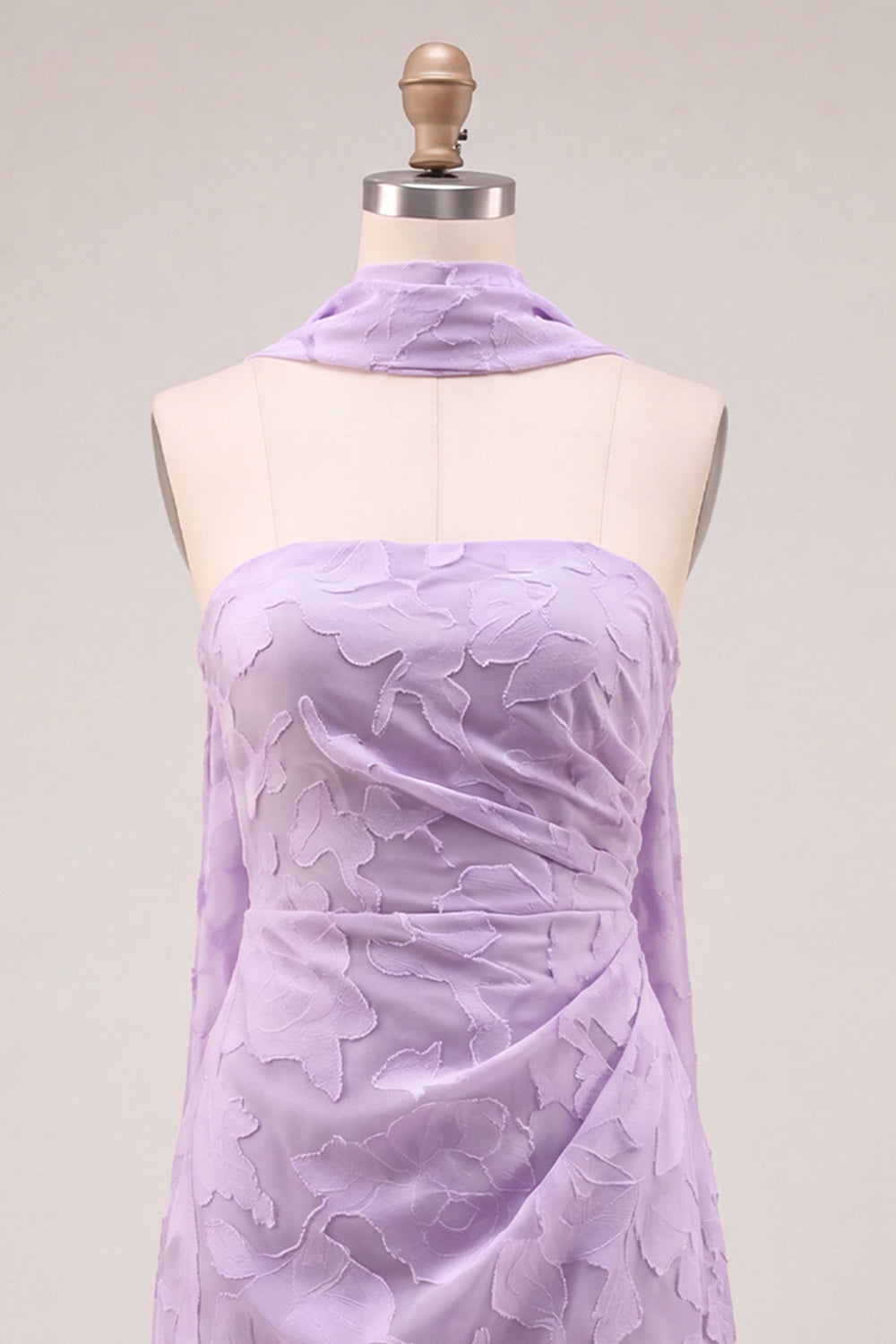Fuchsia Floral Ruched Tight Short Homecoming Dress