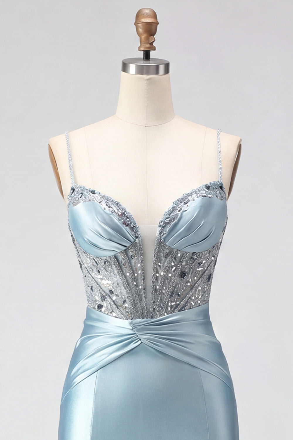 Dark Green Sparkly Satin Corset Sequin Short Homecoming Dress