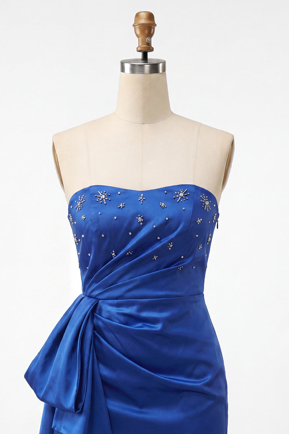 Fuchsia Strapless Ruched Tight Short Homecoming Dress with Sash
