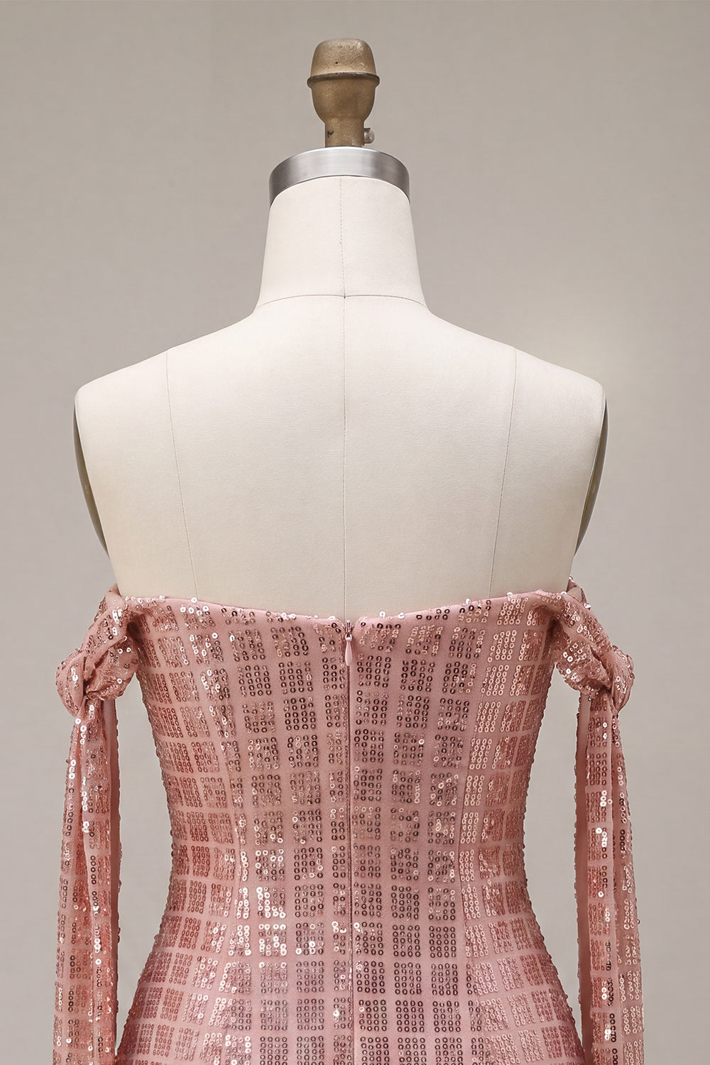 Sparkly Pink Sequin Short Tight Homecoming Dress