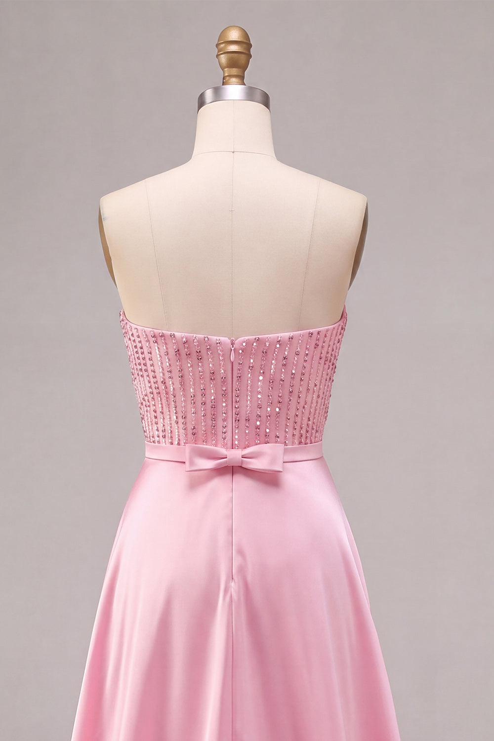 Pink Sparkly Sequin Tight Short Homecoming Dress with Cape