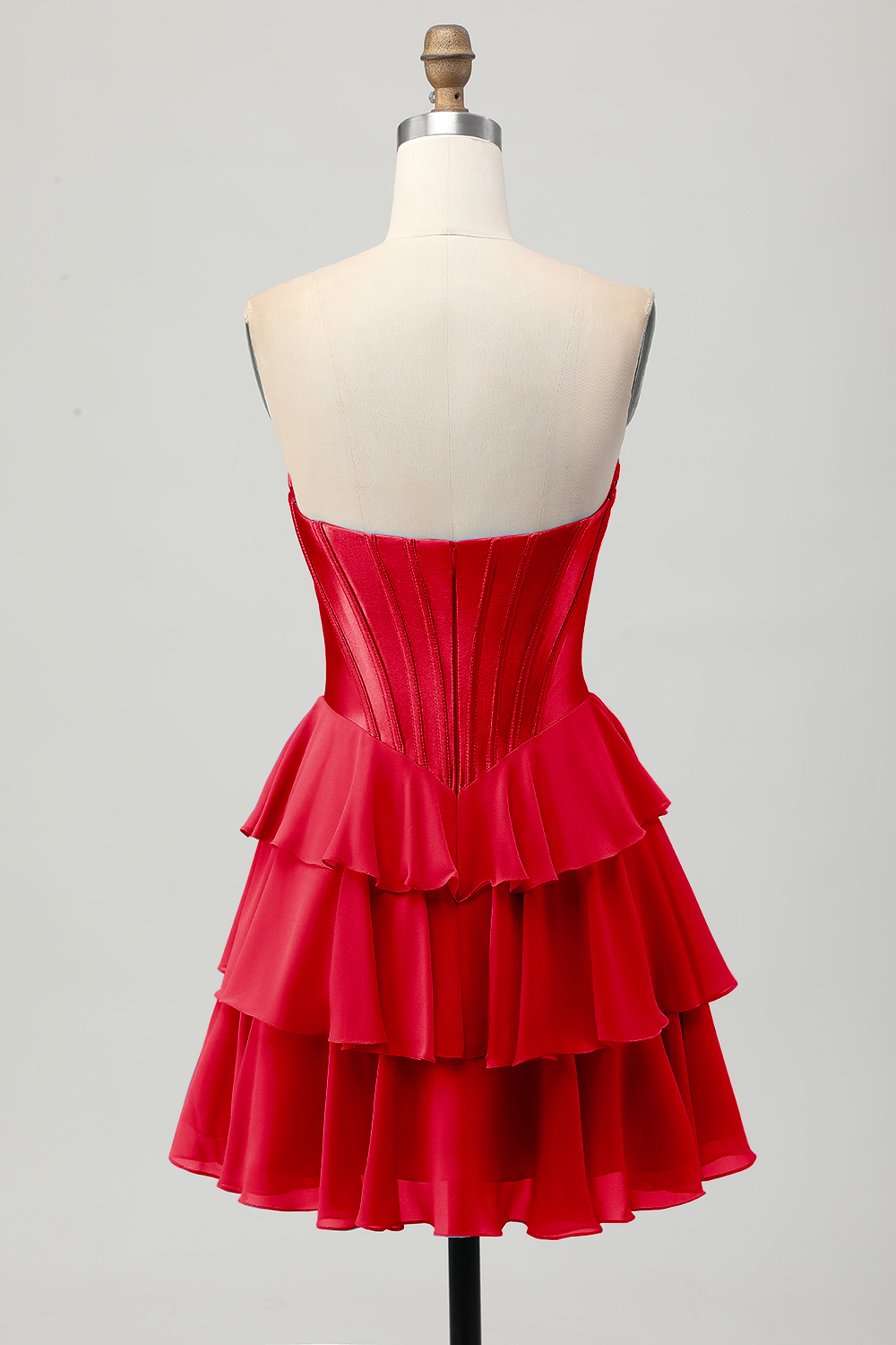 Fuchsia Ruched Sweetheart Short Corset Homecoming Dress with Appliques