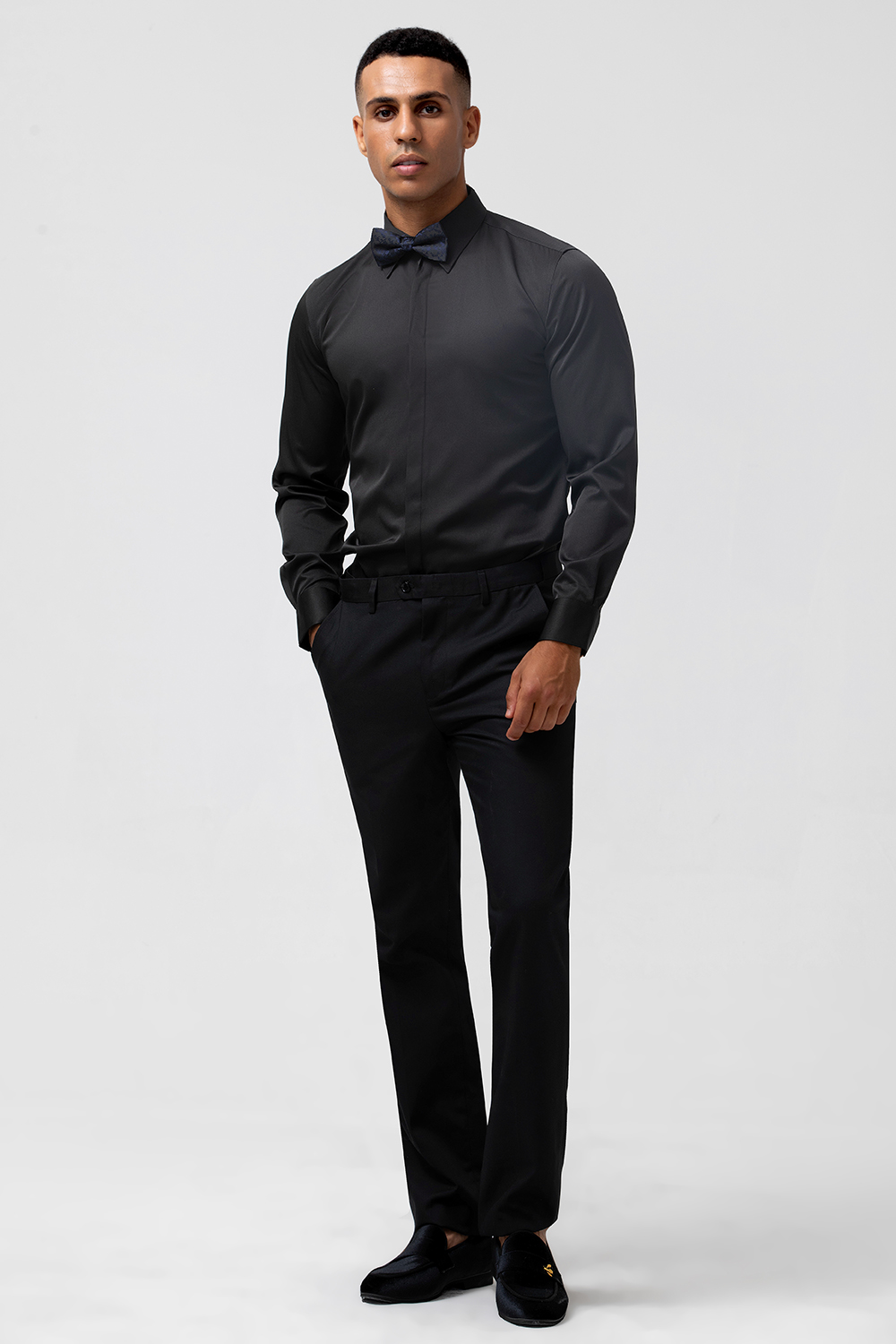 Royal Blue 2 Pieces Peak Lapel Jacquard Single Breasted Men's Prom Suits