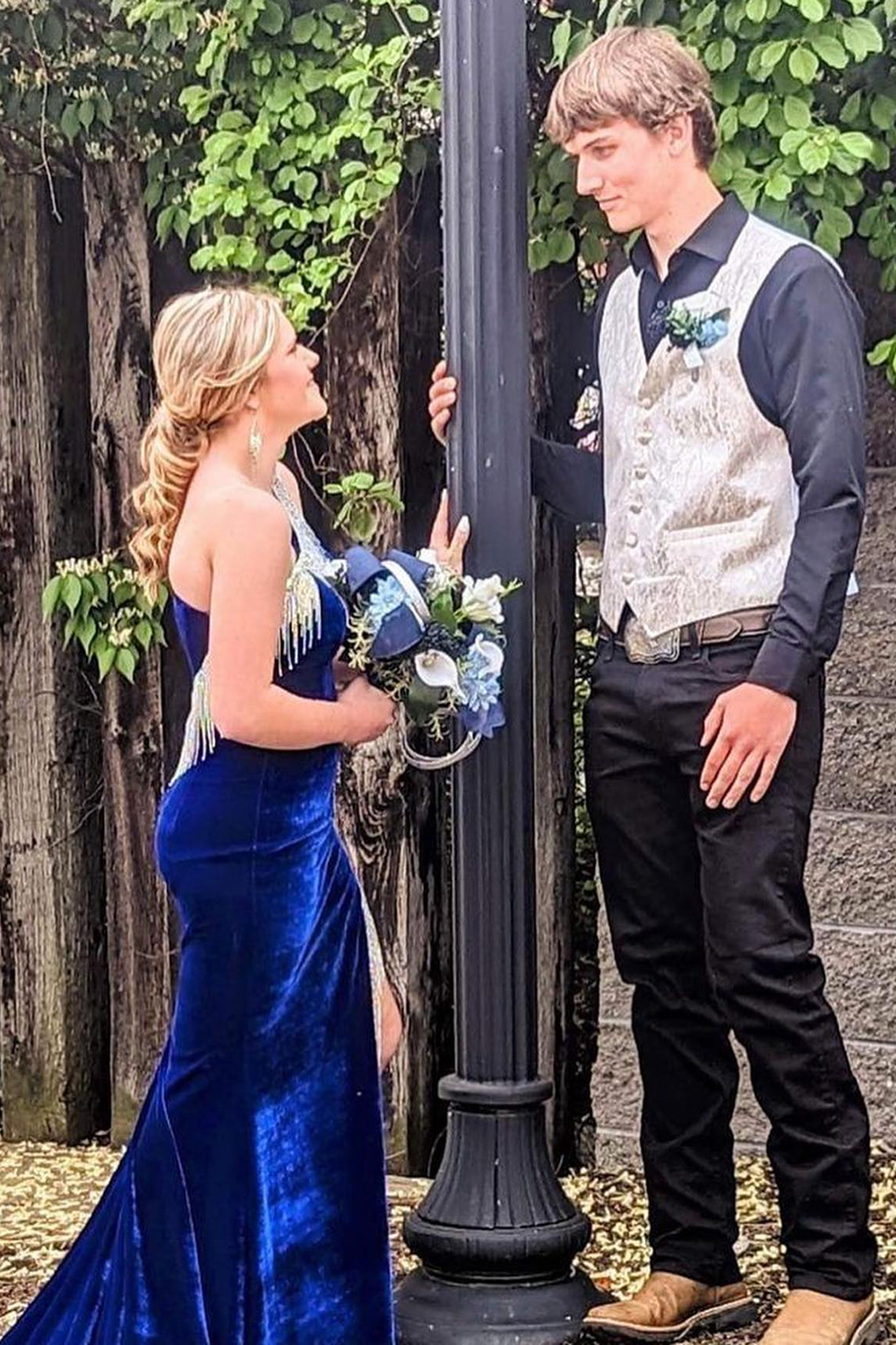 White Notched Lapel 2 Pieces One Button Men's Prom Suits