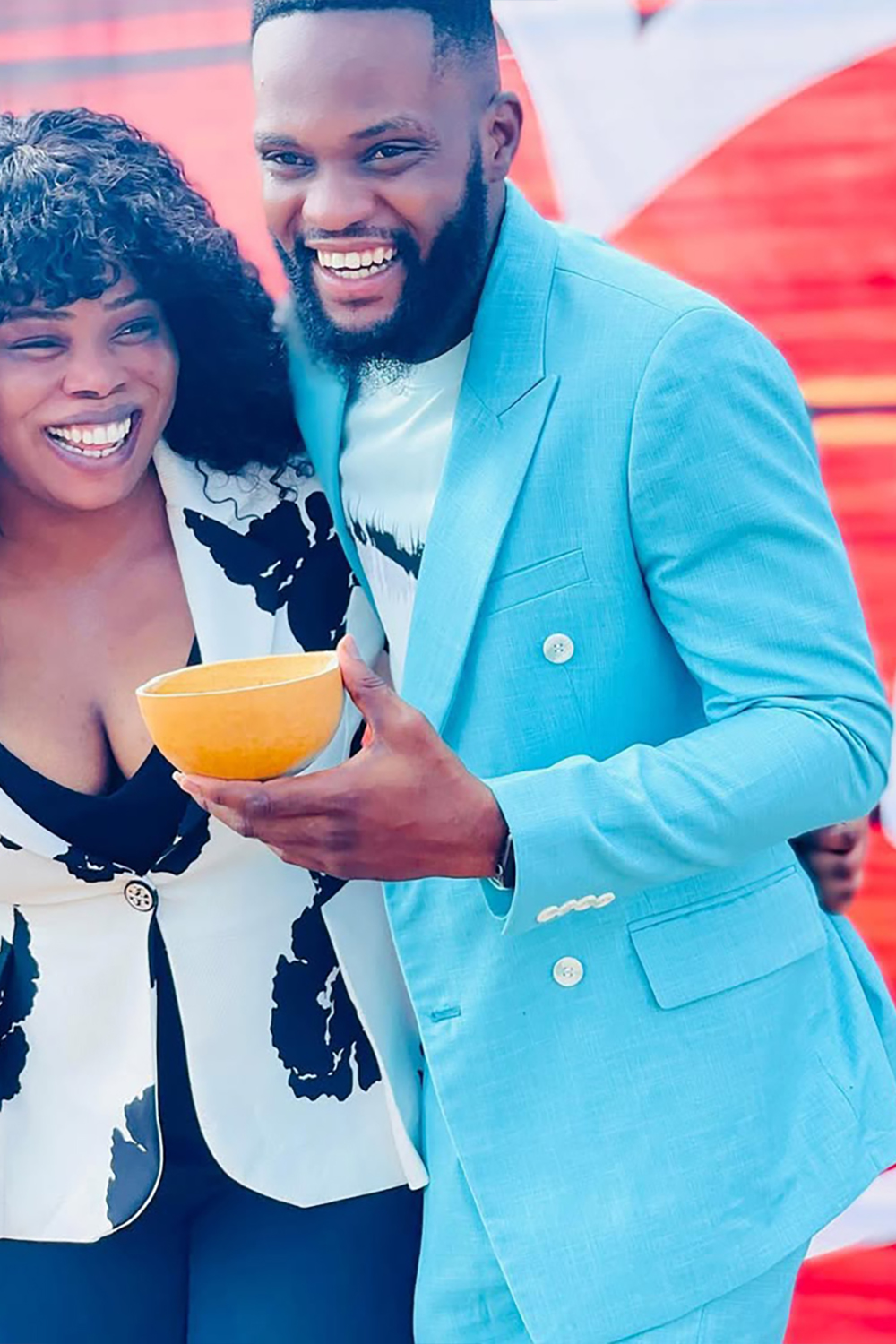 Sky Blue 2 Piece Double Breasted Prom Homecoming Men's Suits with Pockets