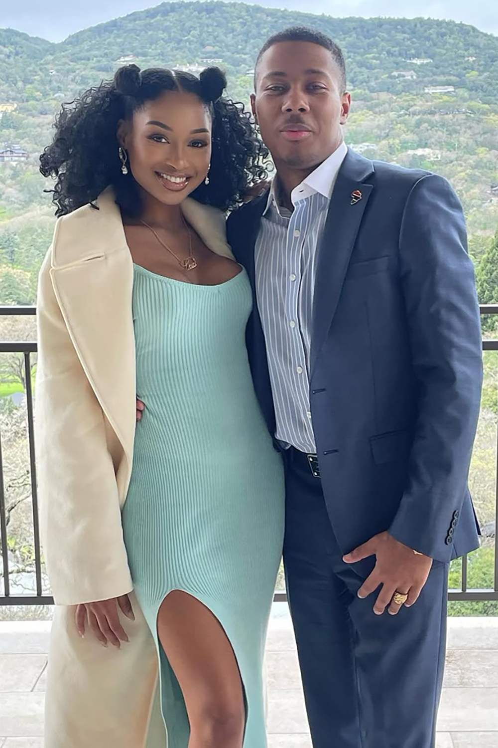 Dark Blue 2 Piece Single Breasted Prom Homecoming Men's Suits