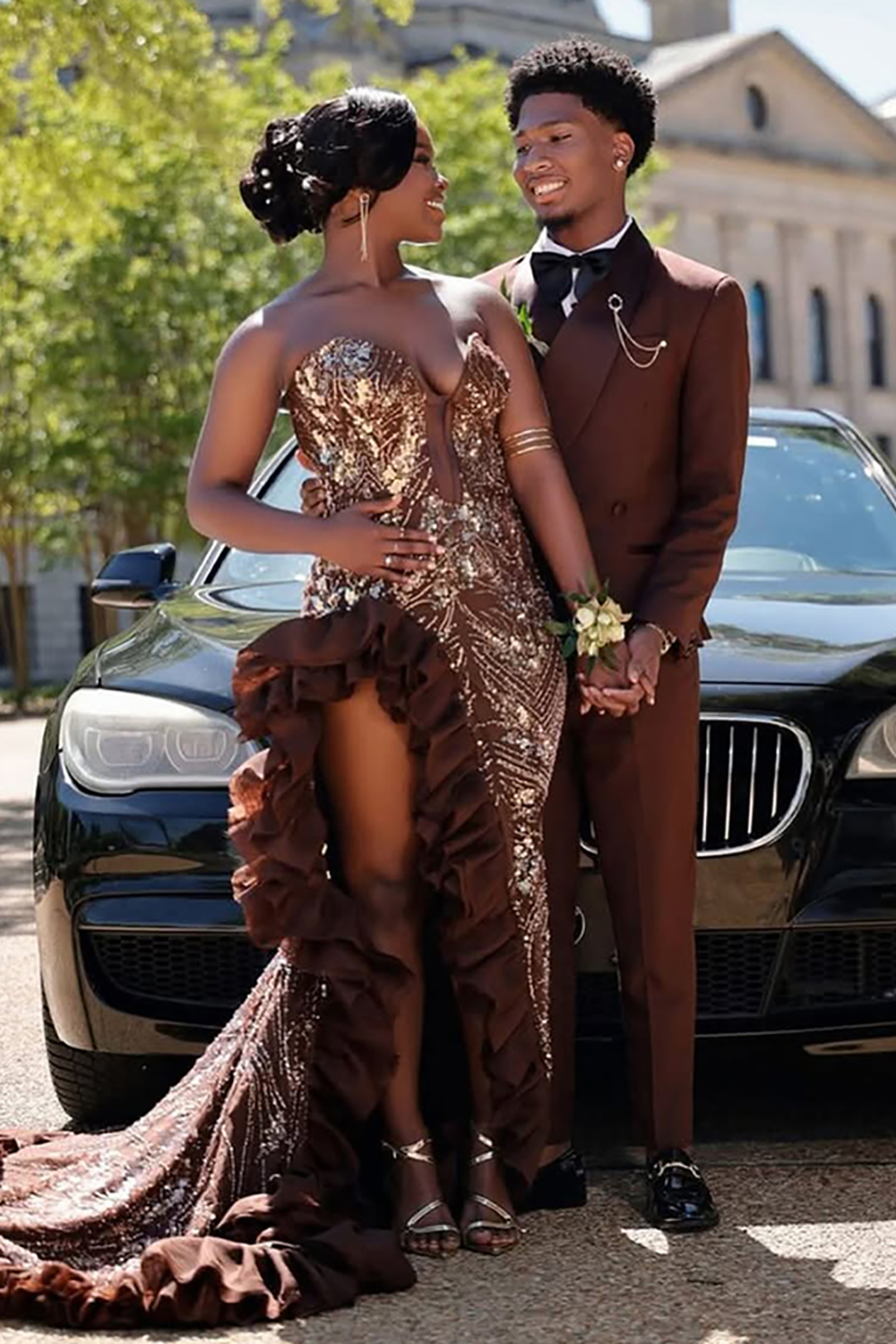 Dark Red Slim Fit Shawl Lapel 2 Piece Men's Prom Homecoming Suits