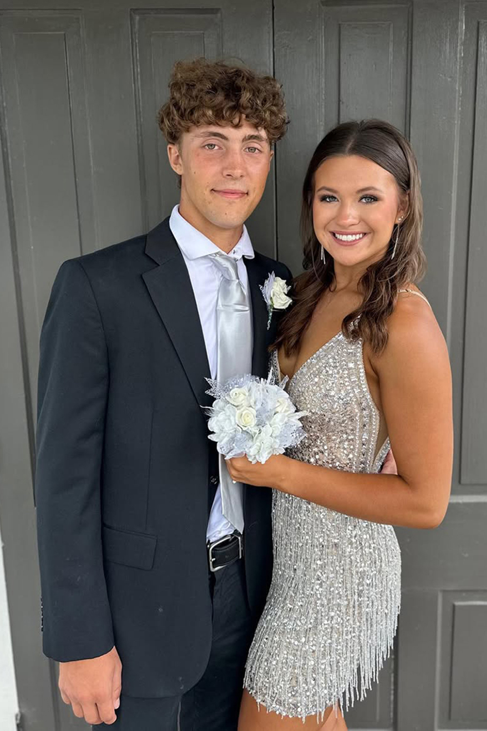 Navy Slim Fit 2 Piece Notched Lapel Prom Homecoming Men's Suits