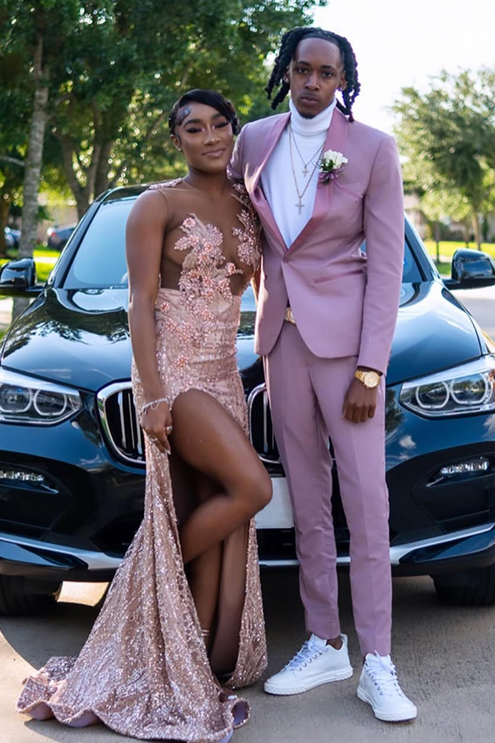 Lilac Shawl Lapel Slim Fit 2 Piece Men's Prom Homecoming Suits