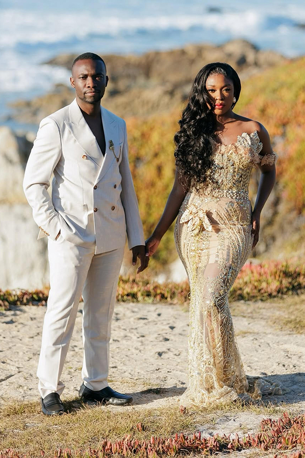 White Peak Lapel Slim Fit 2 Piece Men's Prom Homecoming Suits