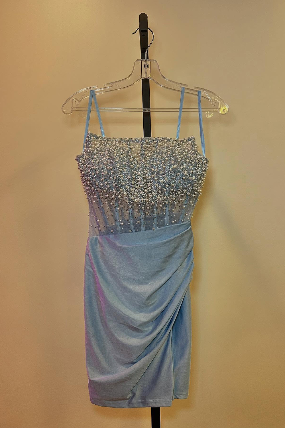 Sparkly Emerald Green Strapless Beaded Tight Short Corset Homecoming Dress