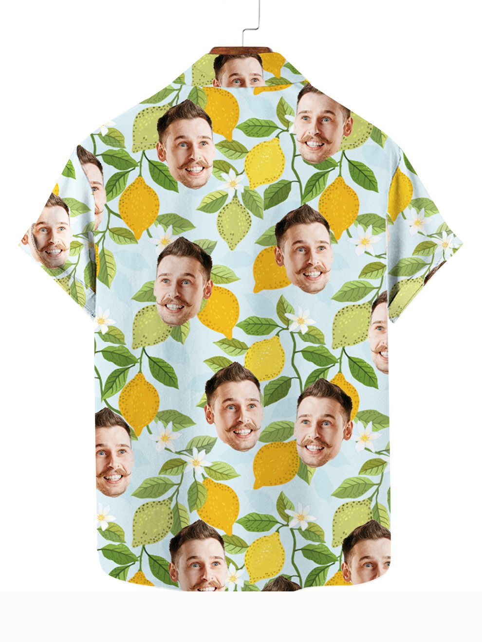 Custom Pineapple Print Hawaiian Shirt With Face Gift for Father's Day