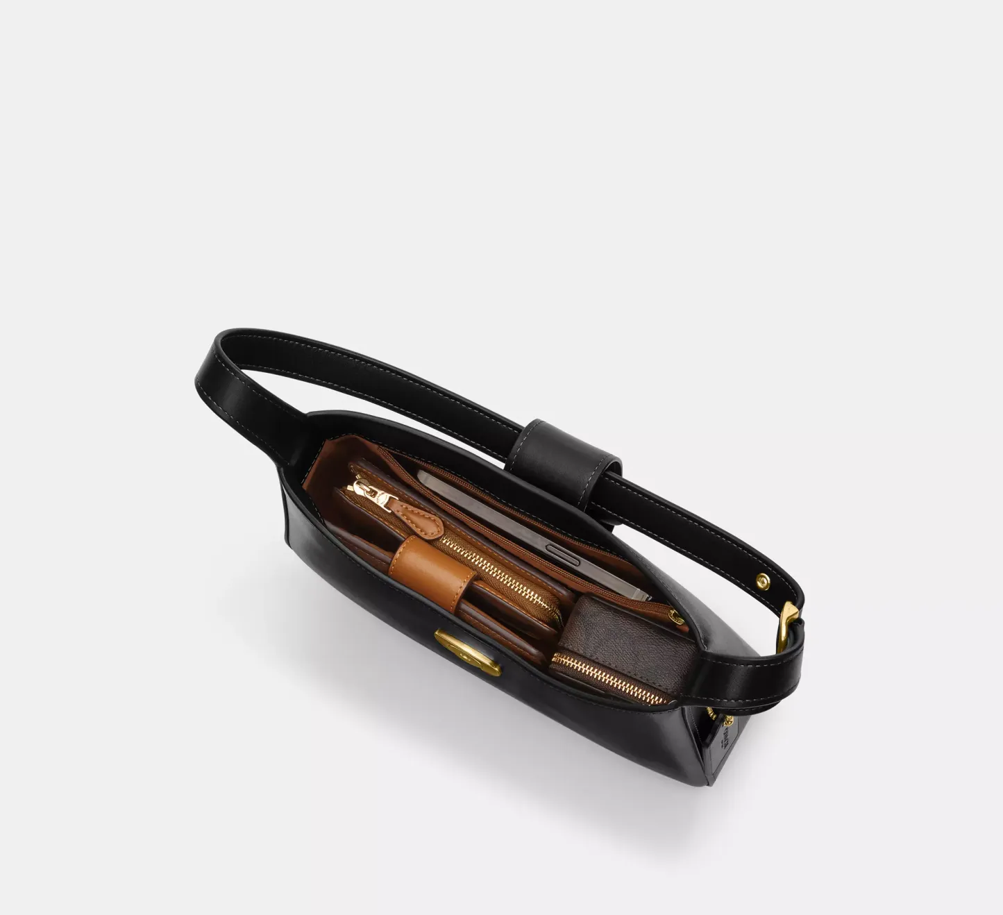 Eliza Shoulder Bag With Zipper Closure