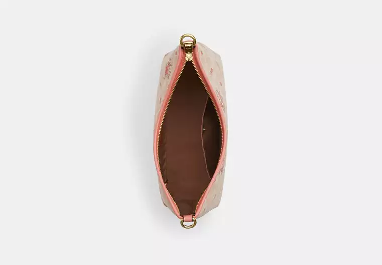 Laurel Shoulder Bag In Signature Canvas With Floral Print