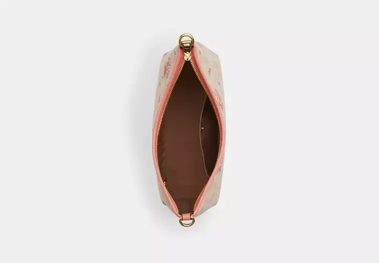 Laurel Shoulder Bag In Signature Canvas With Floral Print