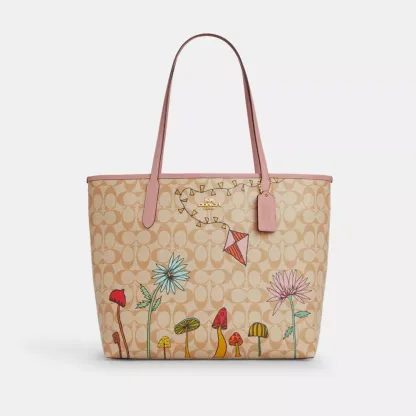 Cothtach X Observed By Us City Tote Bag In Signature Canvas
