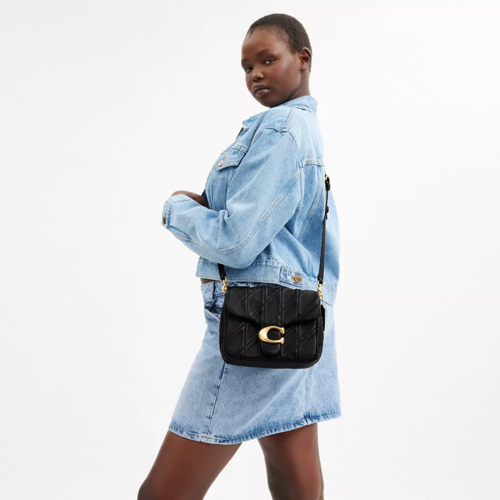 Times Square Tabby Shoulder Bag With Quilting