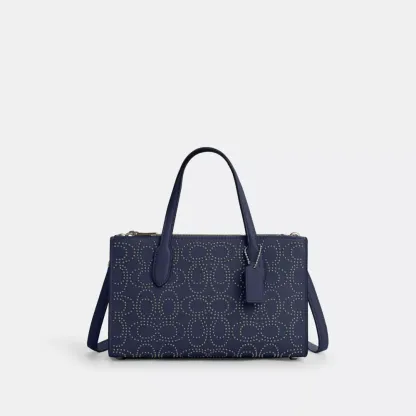Nina Small Tote Bag With Signature Rivets