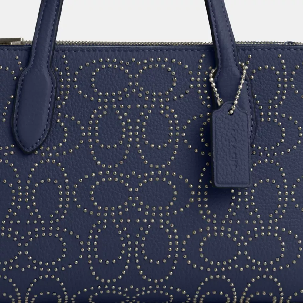 Nina Small Tote Bag With Signature Rivets