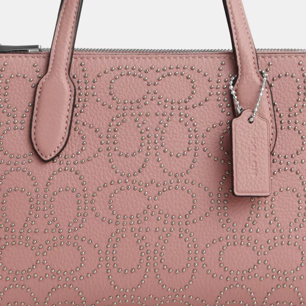 Nina Small Tote Bag With Signature Rivets