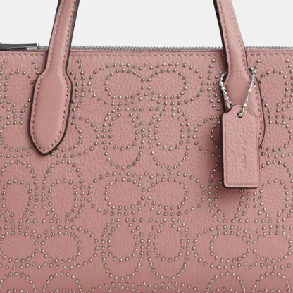 Nina Small Tote Bag With Signature Rivets