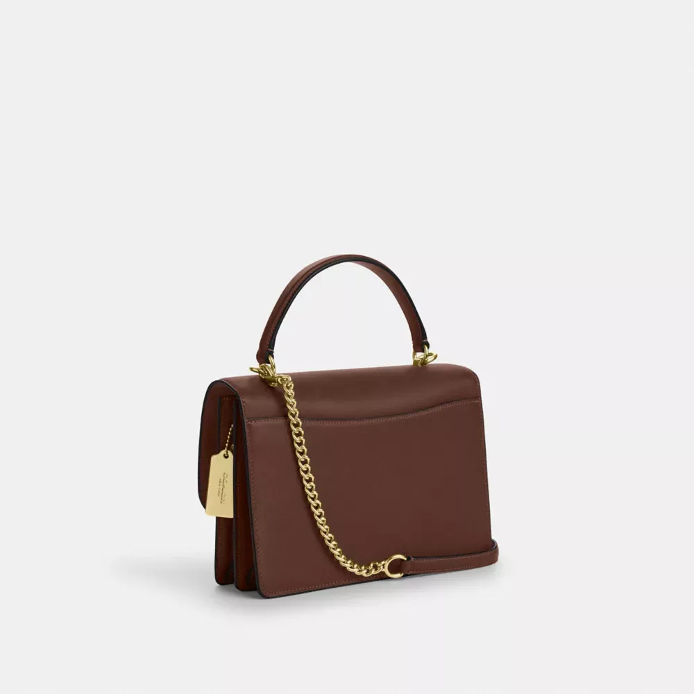  Klare Top Handle Bag In Signature Canvas