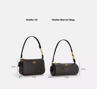 Nolita Barrel Bag In Signature Canvas