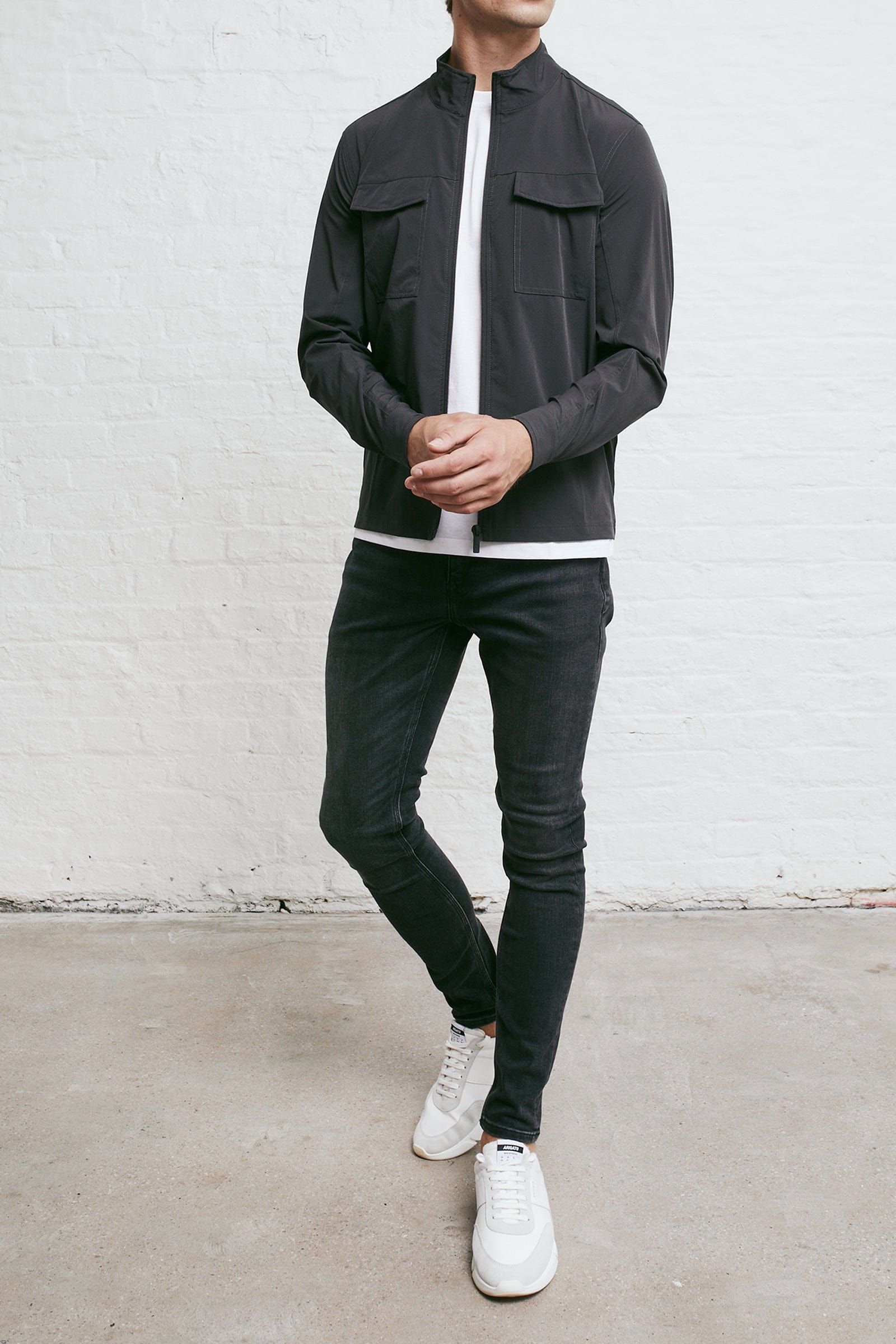 Cargo Jacket -  Charcoal