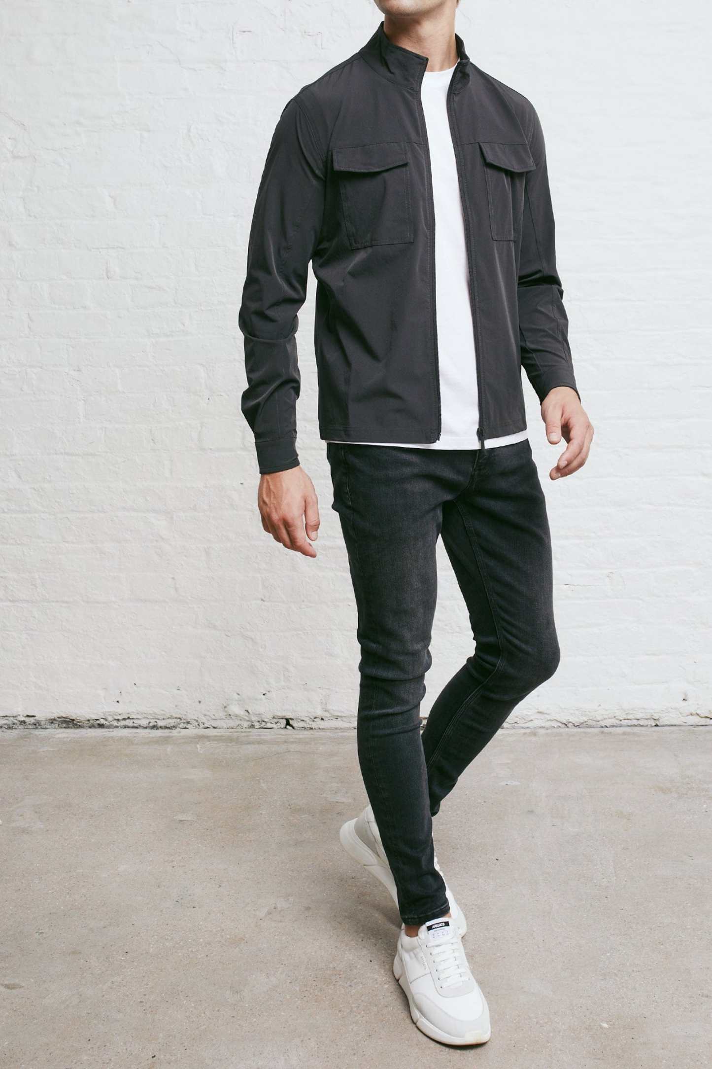 Cargo Jacket -  Charcoal