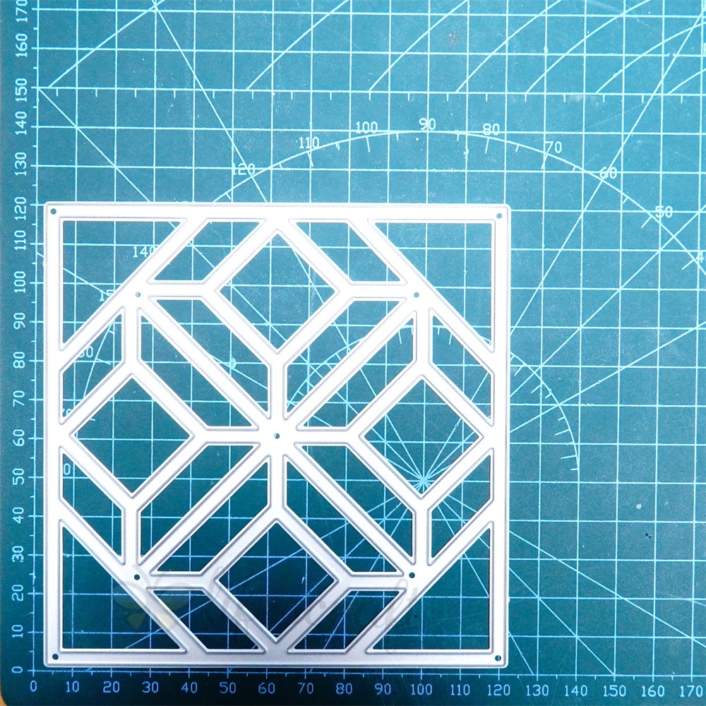 Lifescraft Butterfly Rhombus Background Metal Cutting Dies