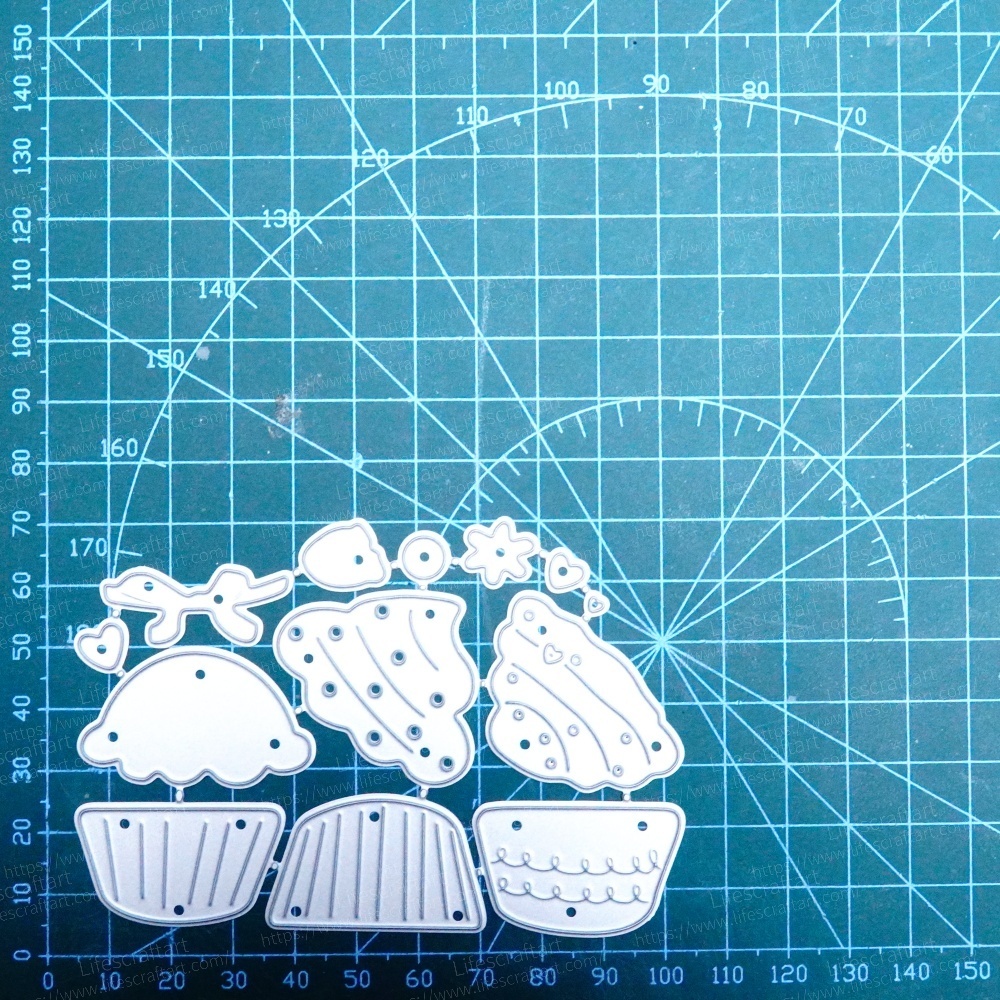 Lifescraft Ice Cream Cake Metal Cutting Dies