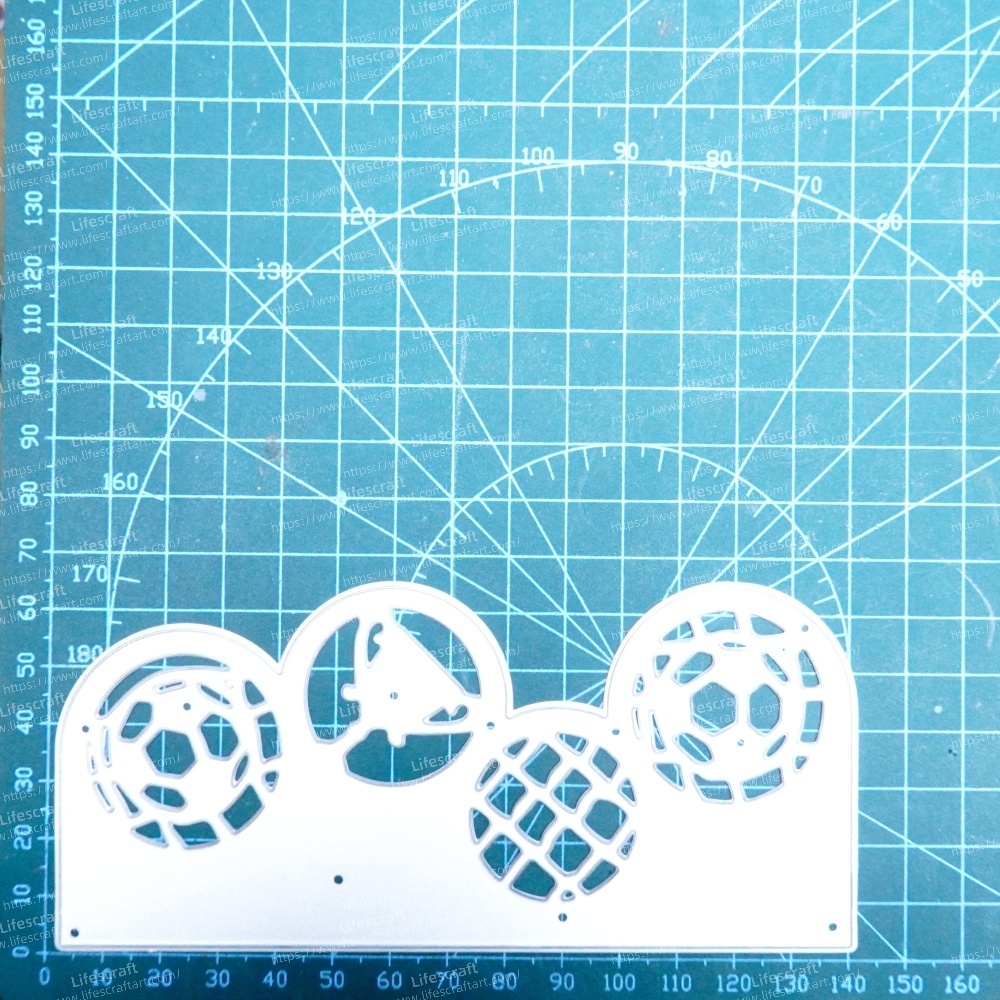 Lifescraft Hollow Football Background Board Metal Cutting Dies