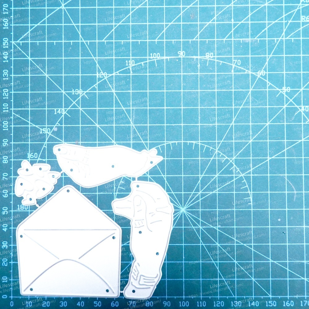 Lifescraft Love Envelope in Hand Metal Cutting Dies