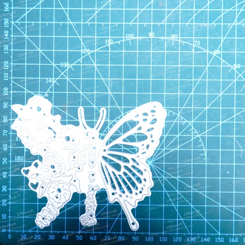 Lifescraft Butterfly Flower Metal Cutting Dies