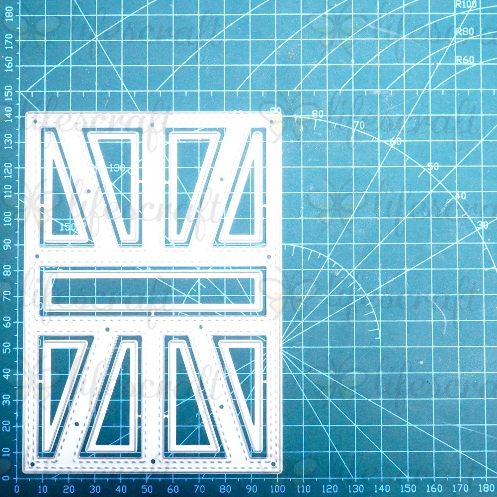 Lifescraft Triangle Background Board Metal Cutting Dies