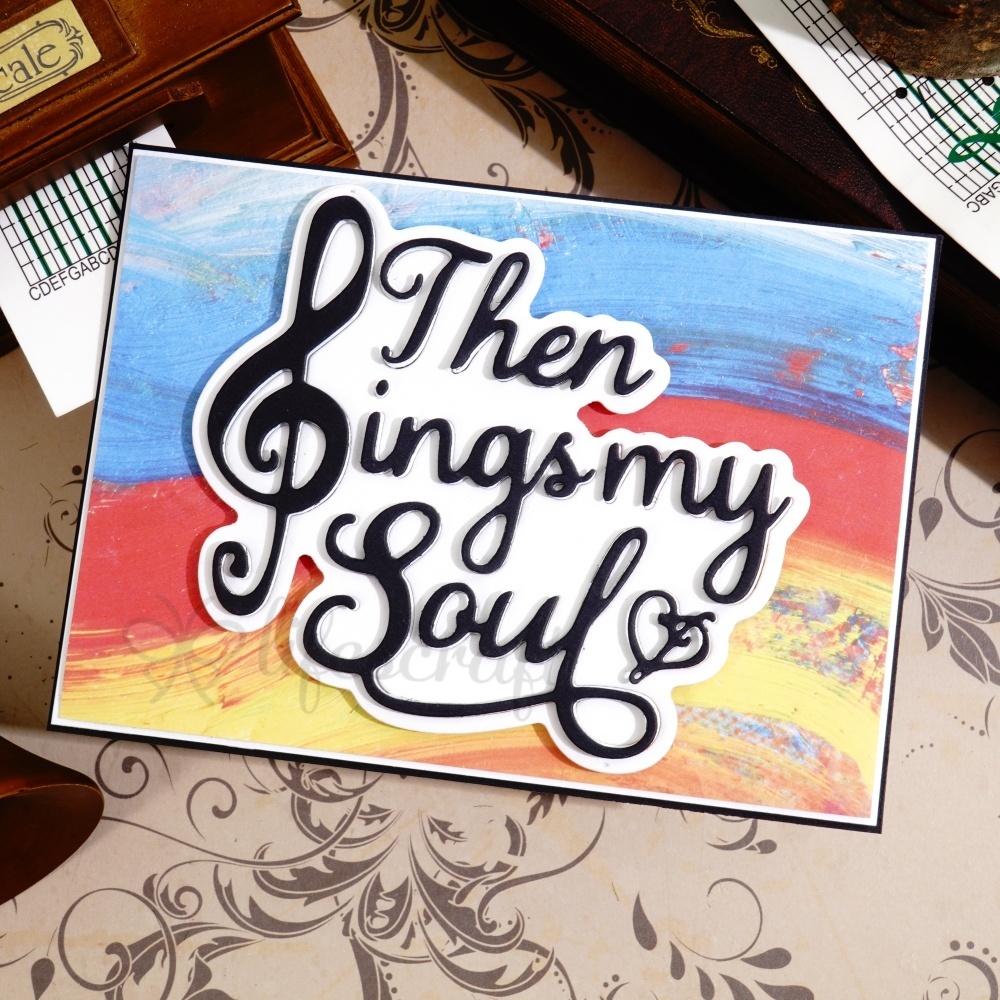 Lifescraft Then Sings My Soul Word Metal Cutting Dies