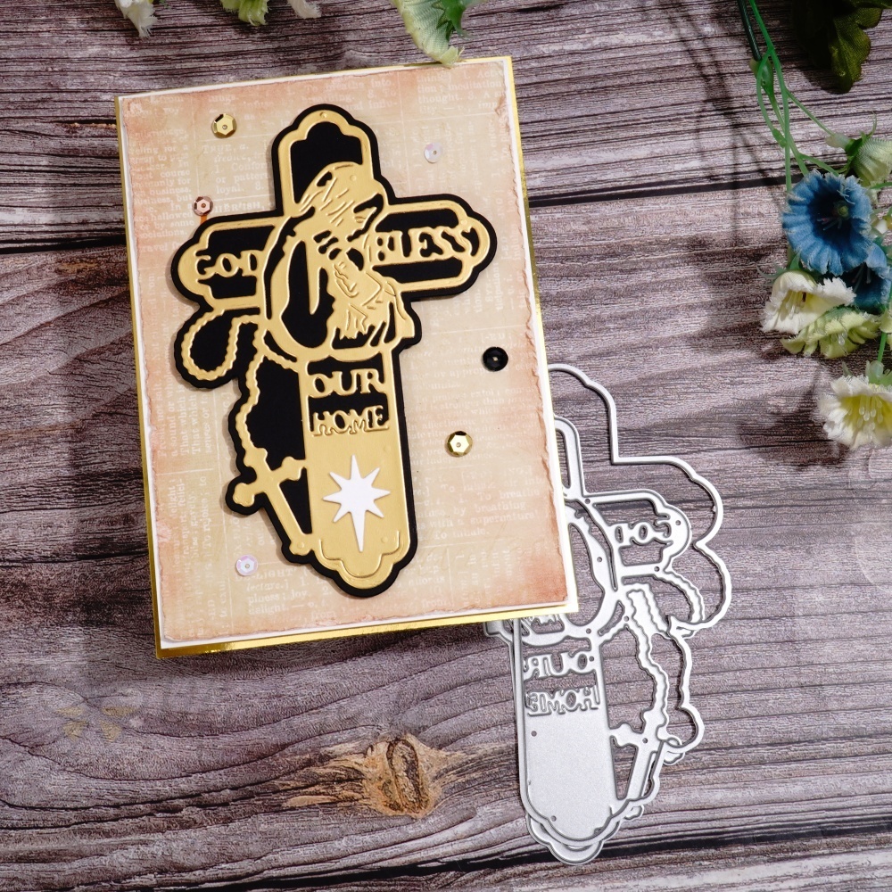 Lifescraft Prayer Cross Metal Cutting Dies