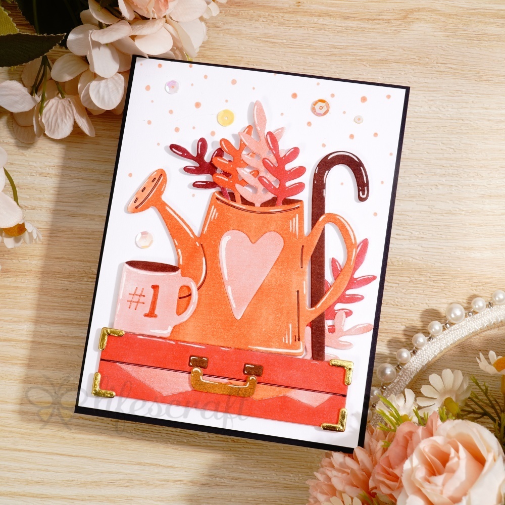 Lifescraft Watering Can Metal Cutting Dies