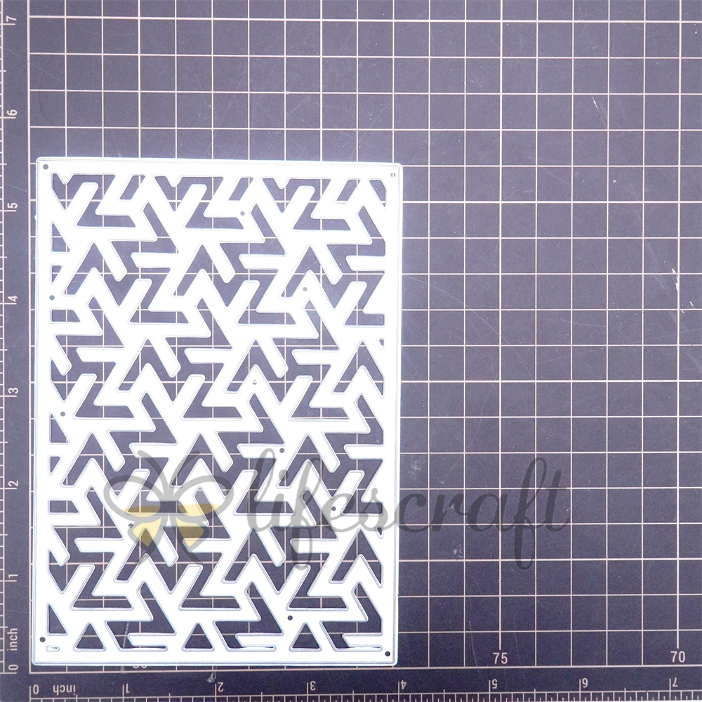 Lifescraft Spiral Pattern Background Board Metal Cutting Dies