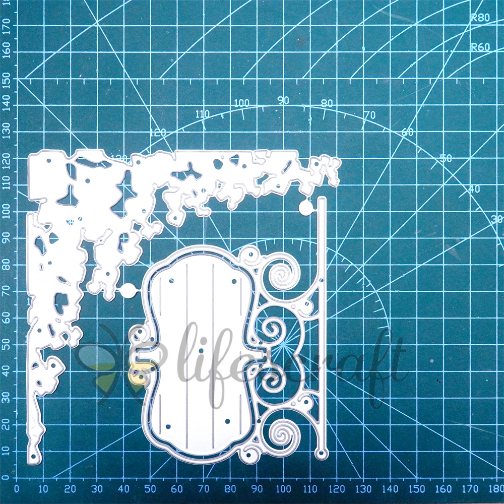 Lifescraft Nameplate in the Leaves Metal Cutting Dies