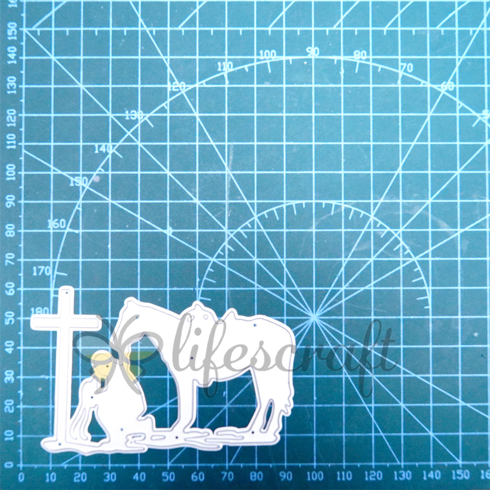 Lifescraft Praying Man Metal Cutting Dies