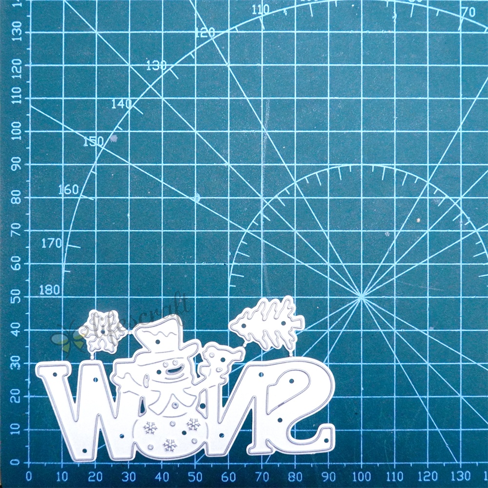 Lifescraft Snowman and Christmas Tree Metal Cutting Dies