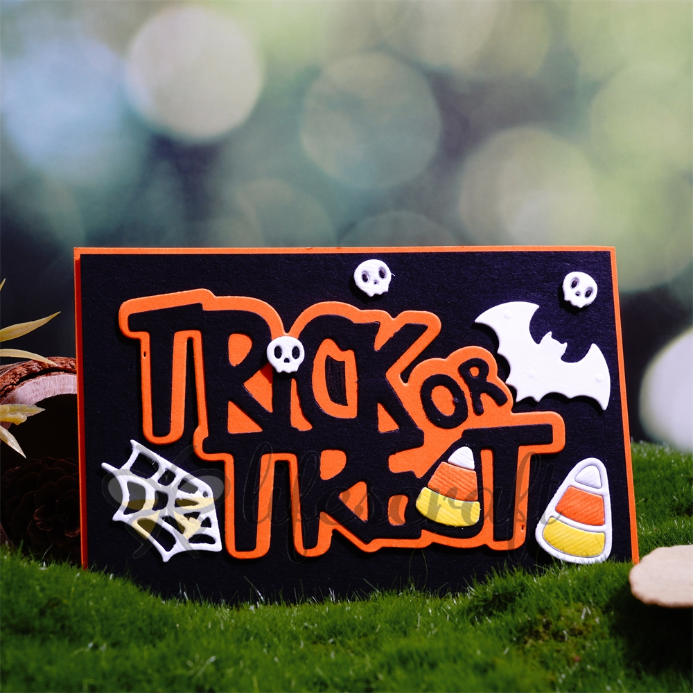 Lifescraft Halloween Trick and Treat Metal Cutting Dies