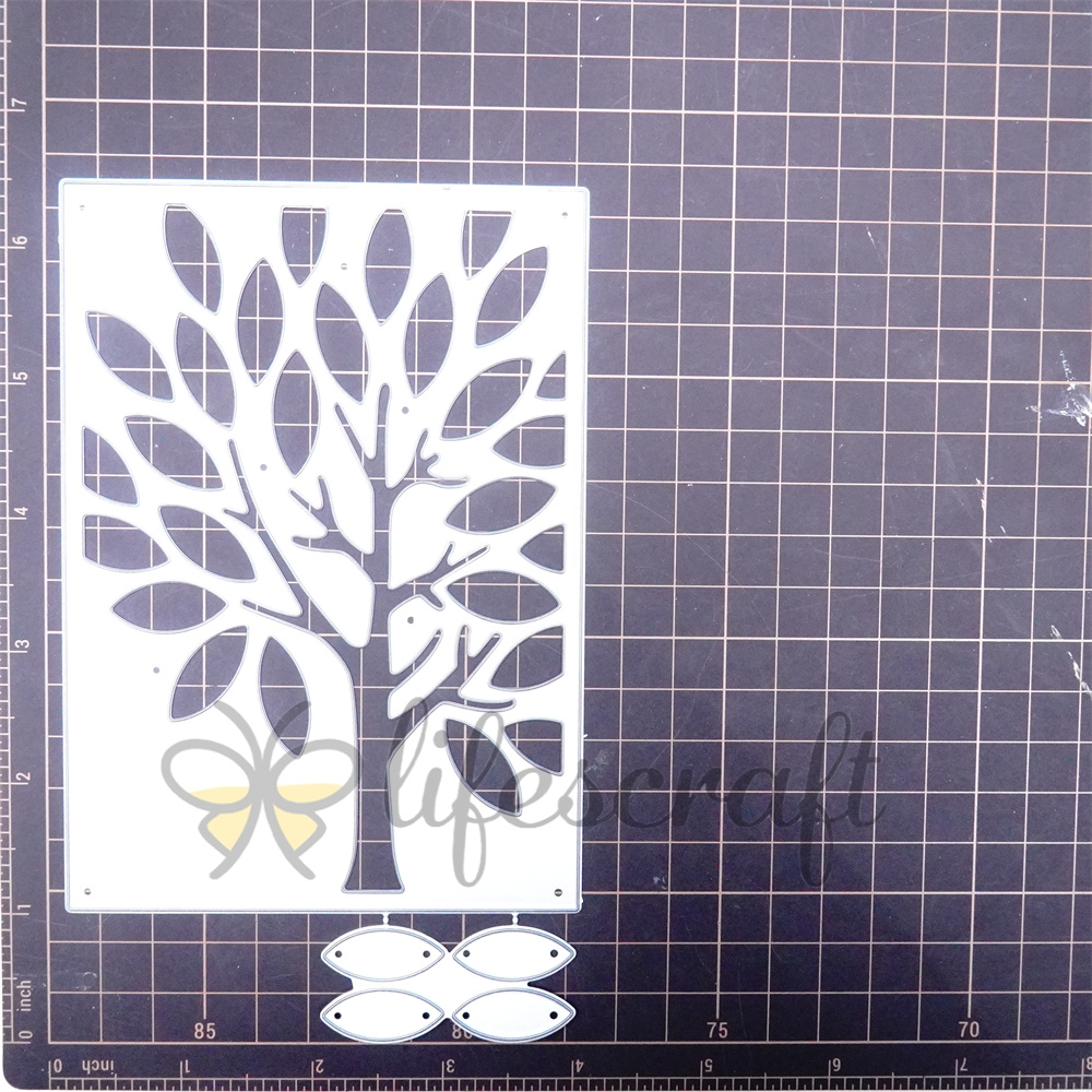 Lifescraft Tree Background Board Metal Cutting Dies