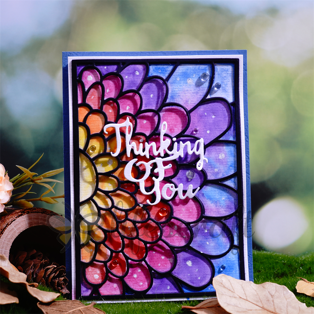 Lifescraft Fish Scale Pattern Background Board Metal Cutting Dies