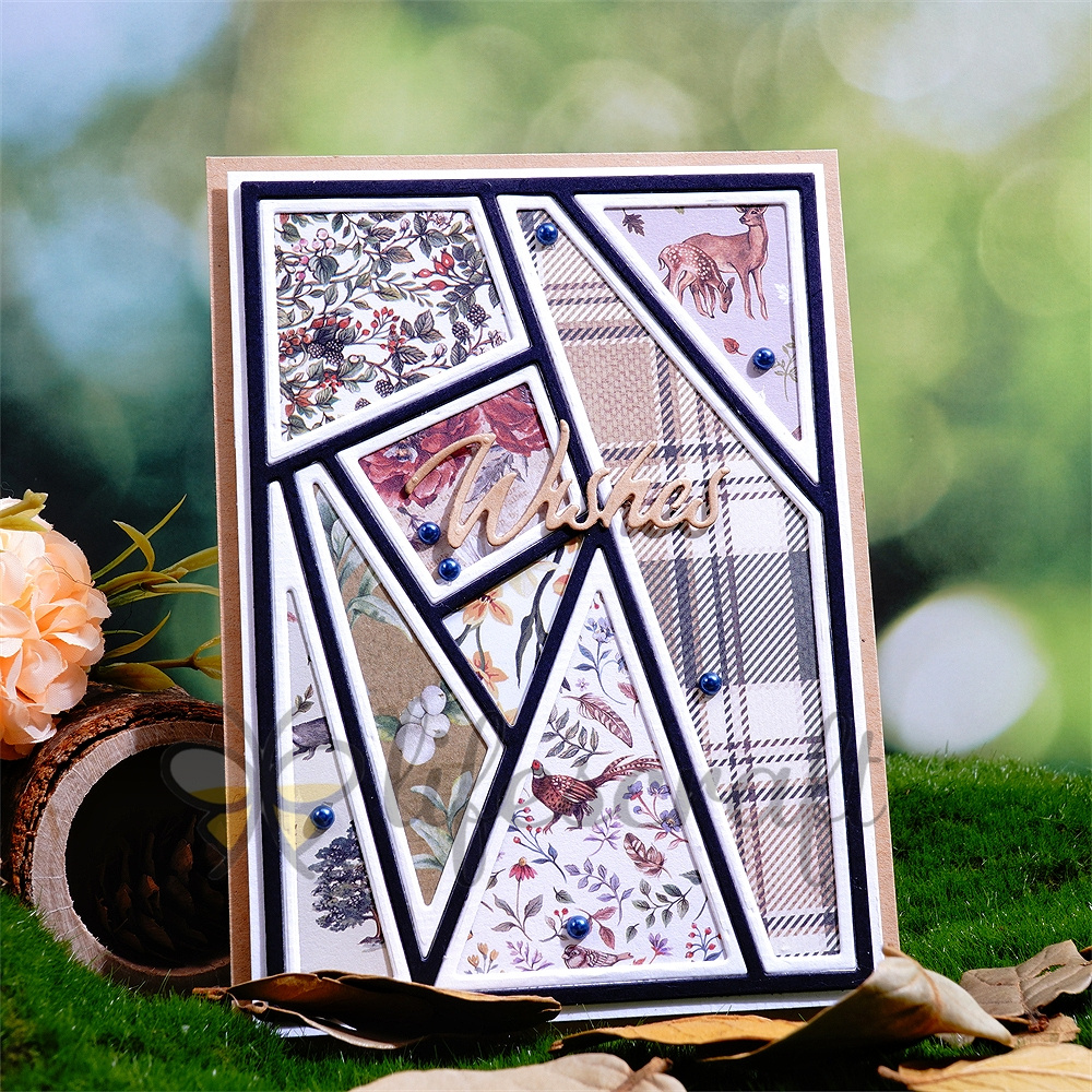 Lifescraft Irregular Shapes Background Board Metal Cutting Dies