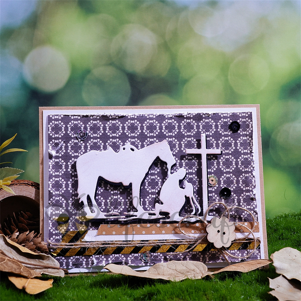 Lifescraft Praying Man Metal Cutting Dies